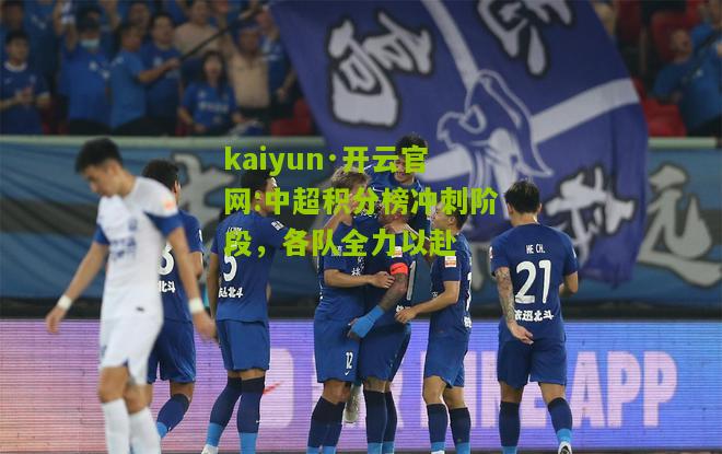 kaiyun·开云官网:中超积分榜冲刺阶段，各队全力以赴