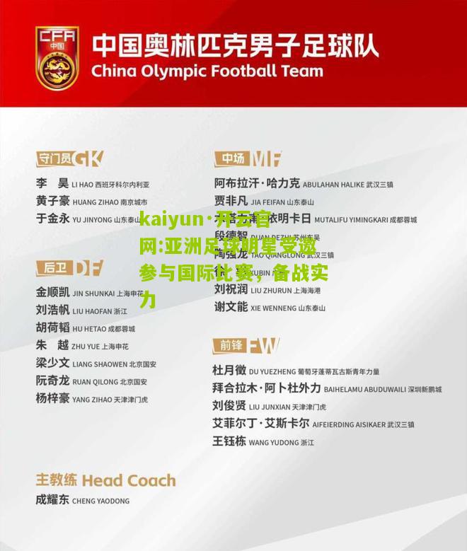 kaiyun·开云官网:亚洲足球明星受邀参与国际比赛，备战实力
