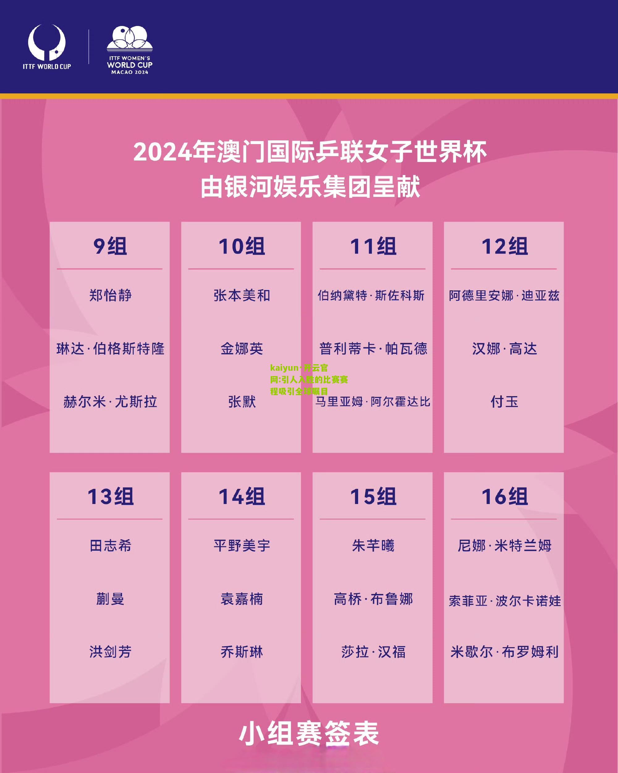 kaiyun·开云官网:引人入胜的比赛赛程吸引全球瞩目