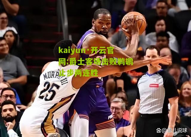 kaiyun·开云官网:爵士客场击败鹈鹕止步两连胜